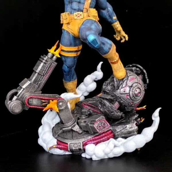 hand painted cyclops marvel statue