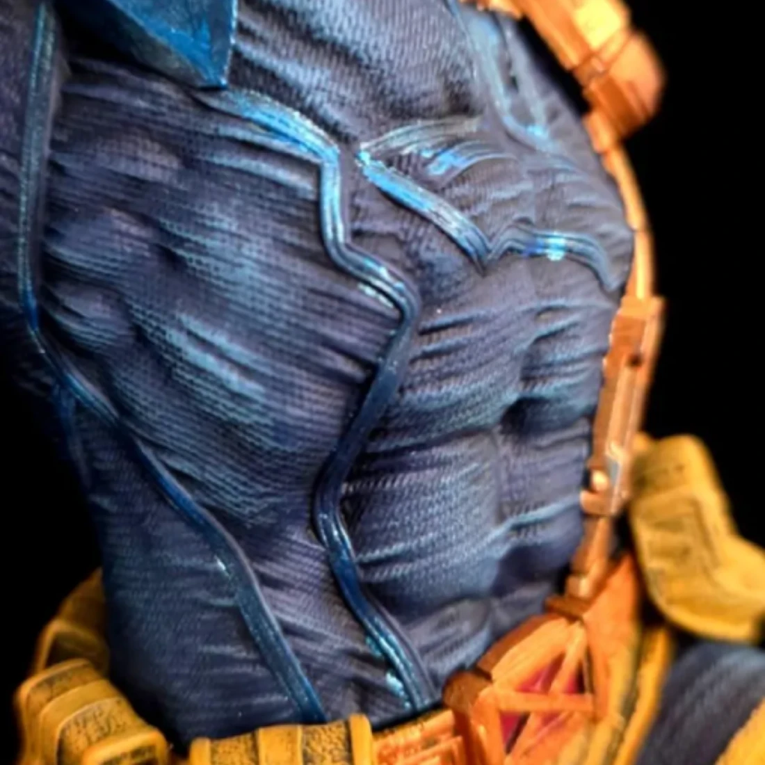 hand painted superman dc comics statue