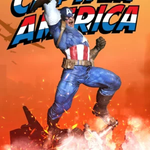 marvel captain america statue collectible