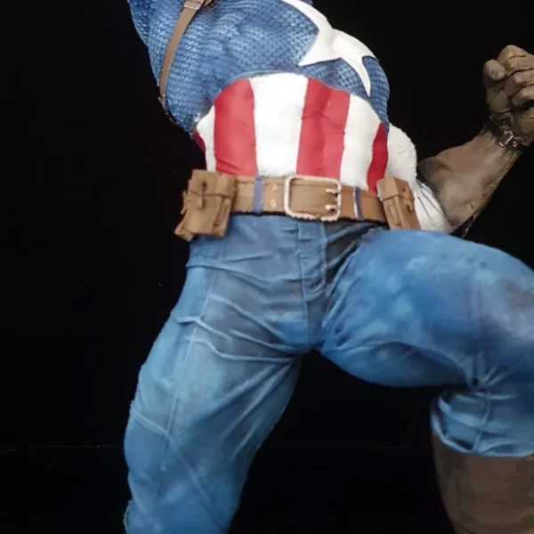 marvel captain america statue london uk