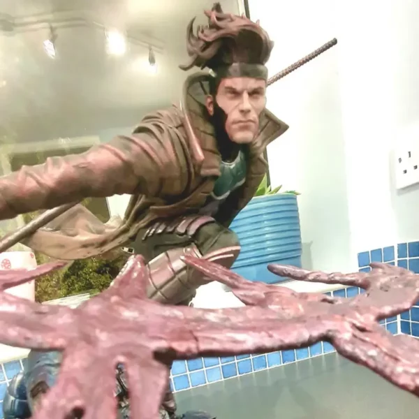 marvel gambit 3d printed handcrafted statue