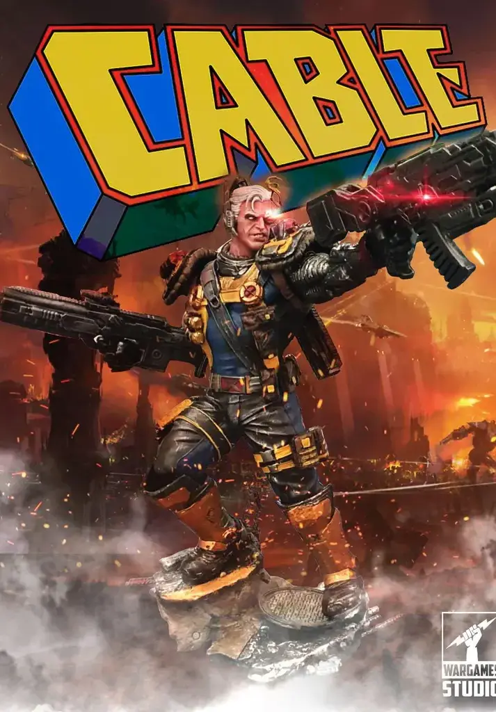 marvel x men cable statue collectibles