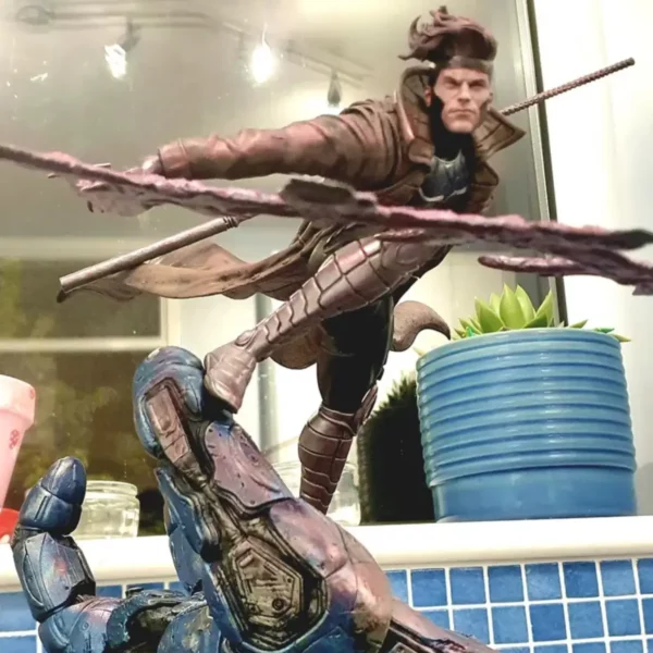 premium 3d printed gambit statue