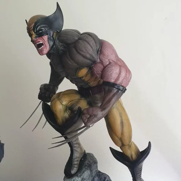 wolverine x men resin statue collector item