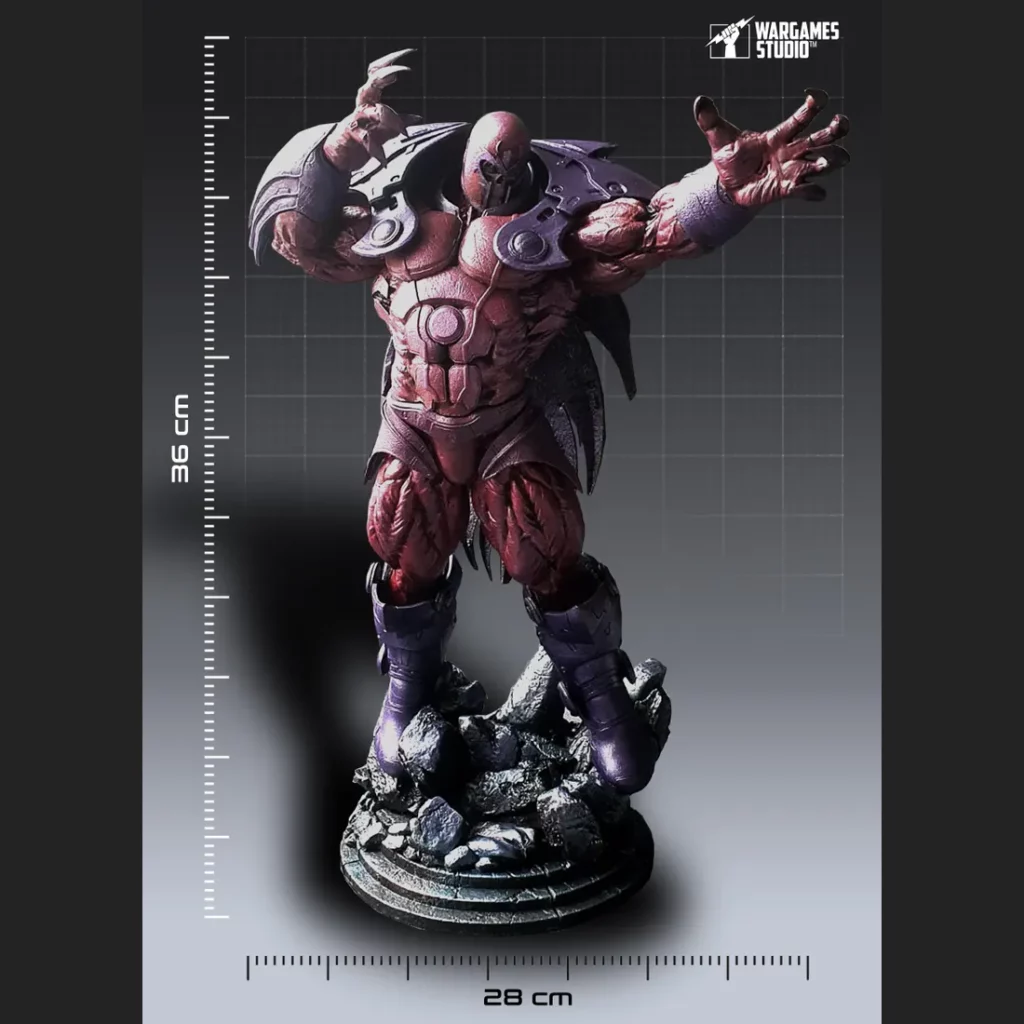hand painted onslaught marvel statue