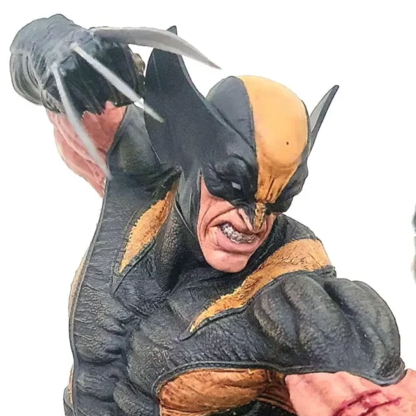 marvel sabertooth vs wolverine 3d printed handcrafted statue
