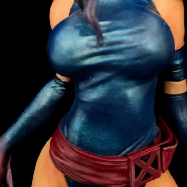 marvel psylocke 3d printed handcrafted statue