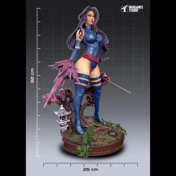 marvel psylocke statue with surprise gift