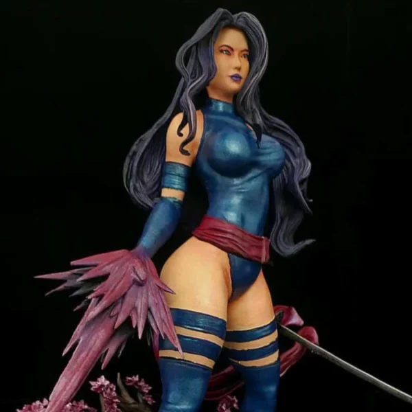 premium 3d printed psylocke statue