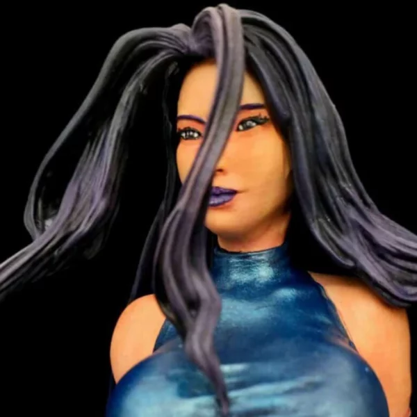 psylocke x men resin statue collector item