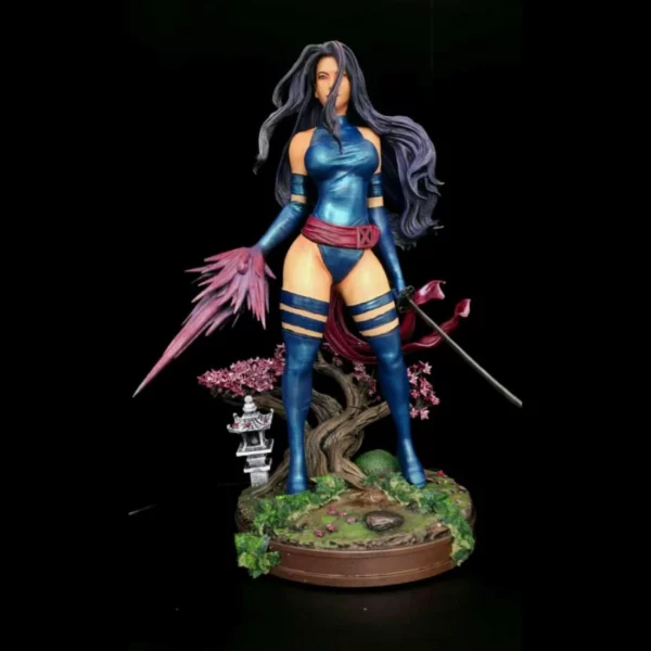 x men psylocke premium resin statue