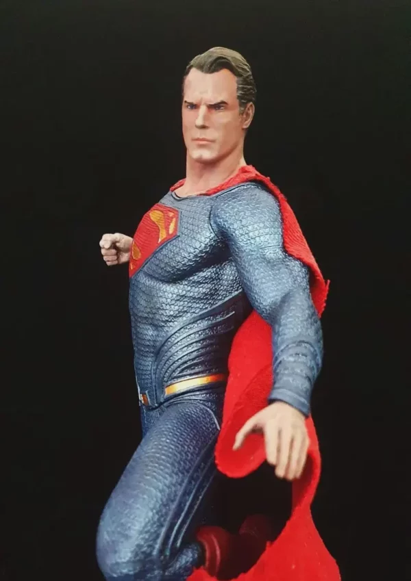 hand painted superman dc comics statue