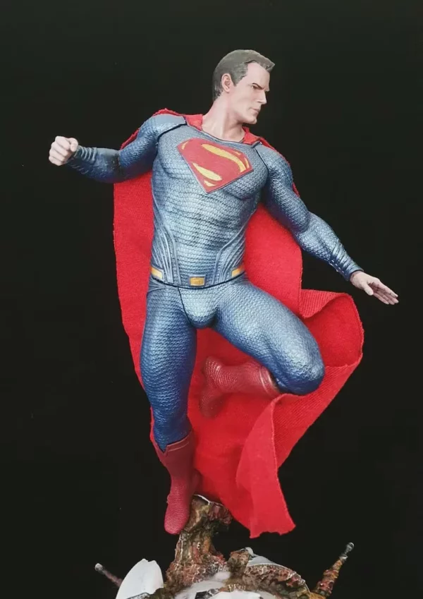 premium 3d printed superman statue