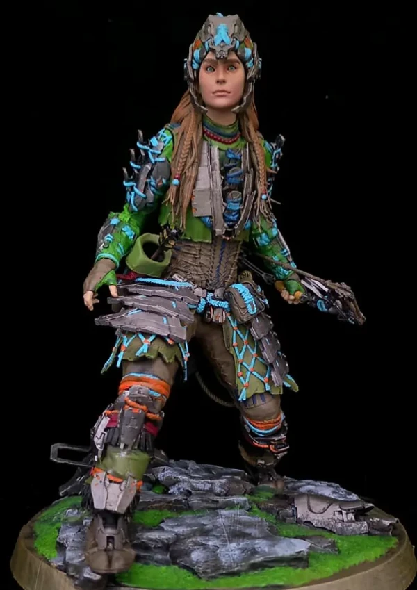 high detail aloy statue for gaming fans