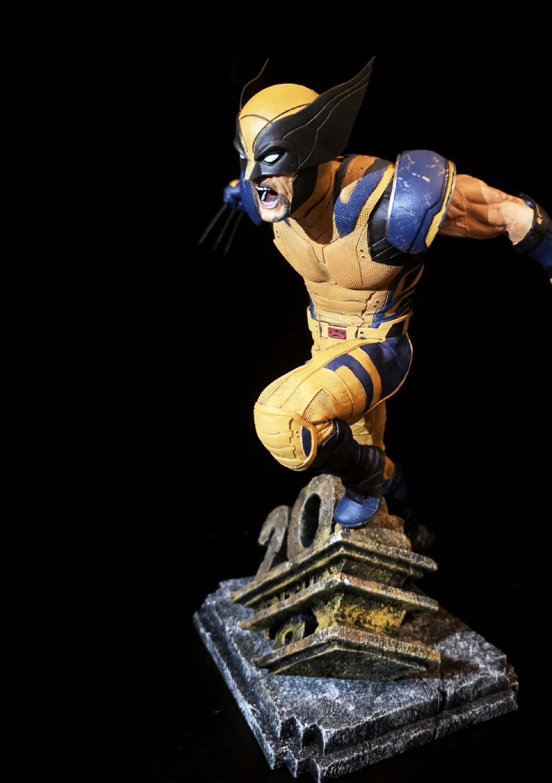 collectible wolverine statue 3d printed resin
