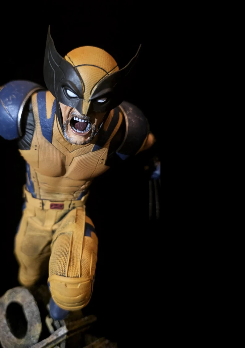 high detail wolverine statue for marvel fans